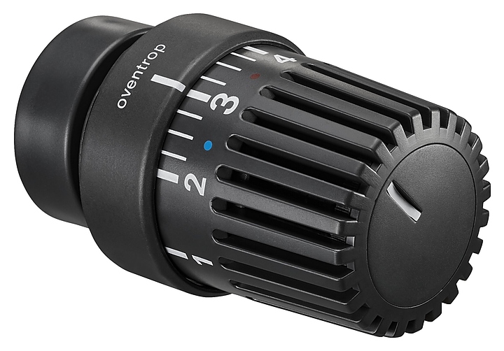 Термостат Oventrop Uni LH 1011467, М 30х1.5, с нулевой отметкой, антрацит