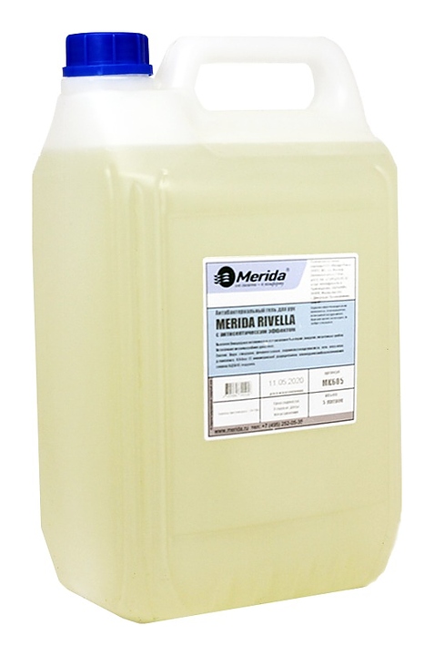 Гель-антисептик для рук Merida RIVELLA MK605, 5 л