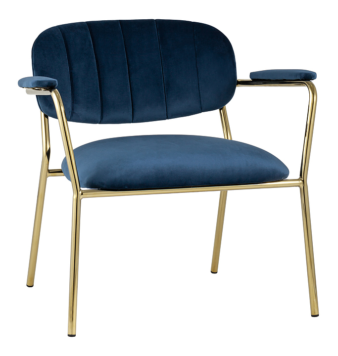 Кресло Stool Group Кэрол синий