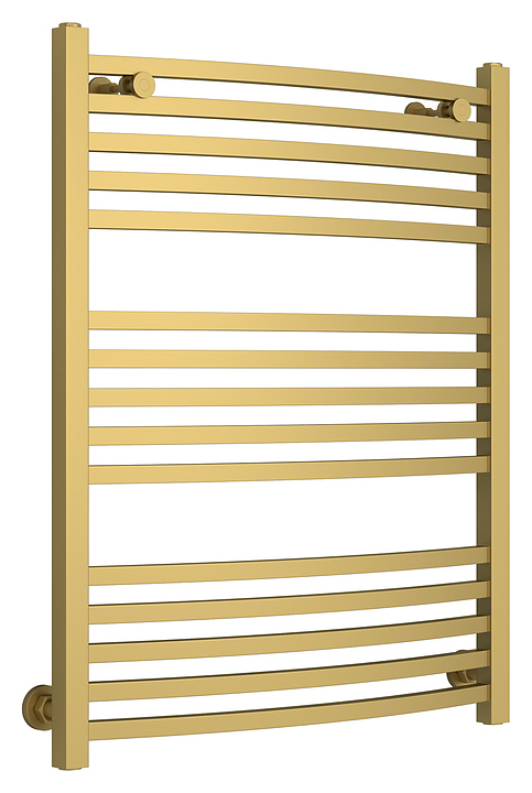 Полотенцесушитель водяной Сунержа Аркус 80x60 см матовое золото