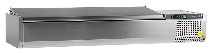 Витрина холодильная настольная TEFCOLD VK38-160 S/S LID