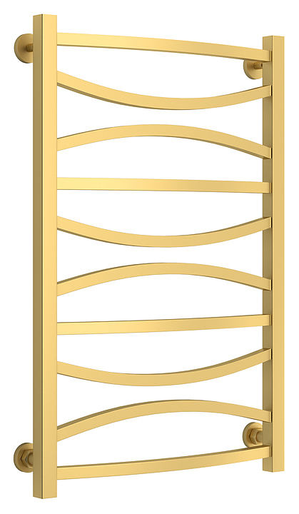 Полотенцесушитель водяной Сунержа Ажур 80x50 см матовое золото