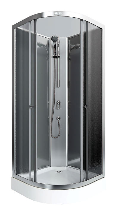 Душевая кабина ARCUS AS-100 90x90x200 см, низкий поддон