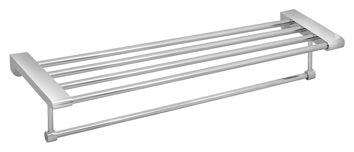 Полка для полотенец Puff Solinne B-82718 Mirror решетчатая (силумин) хром