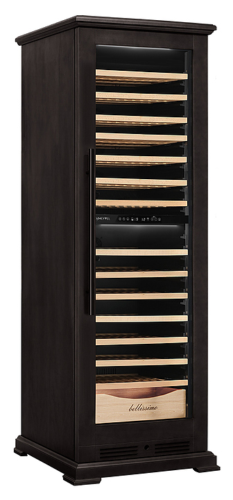 Винный шкаф MEYVEL MV163PRO-KBT2 Темный шоколад