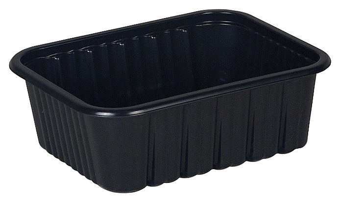 Контейнер под запайку VASSILII 165х130х35 мм 500 мл чер. 1х400/П-1713/35