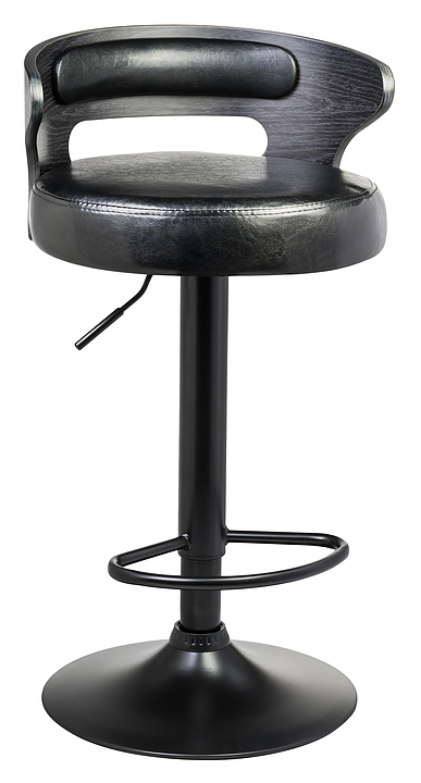 Стул барный DOBRIN 1018-LMZ-N FRED BLACK (черное дерево, черный) 2 шт.