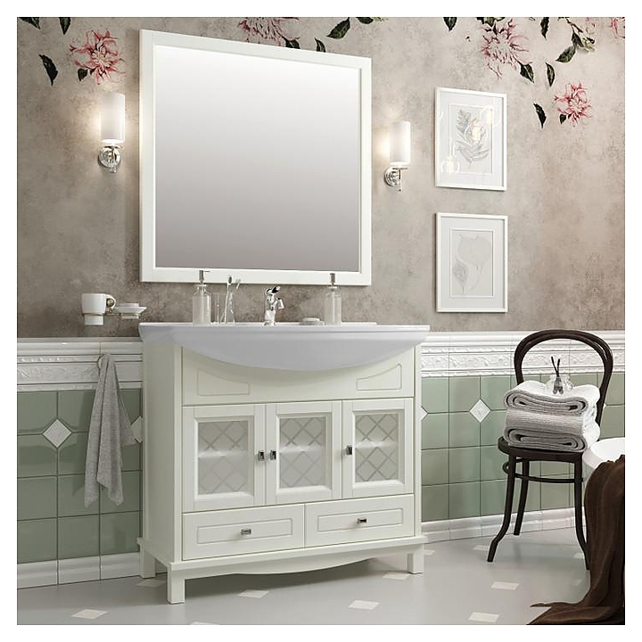 Гарнитур напольный OPADIRIS Омега 85, 3 предмета, слоновая кость