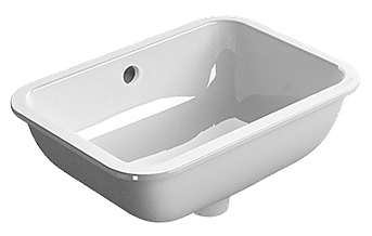 Раковина встраиваемая снизу GSI PURA 724311 55х38х20 см, фаянс
