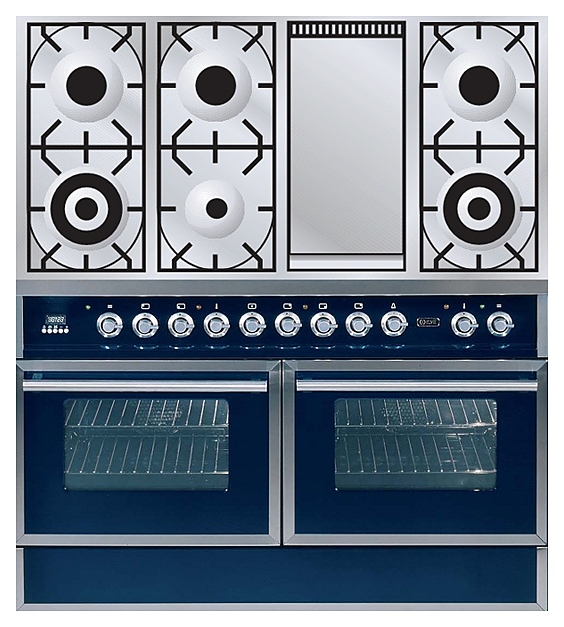 Газовая плита с духовым шкафом ILVE QDC-120FW-MP