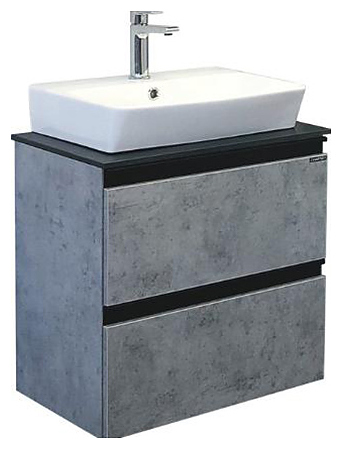 Тумба Comforty Эдинбург-60-2 с раковиной Comforty 9055RA-50