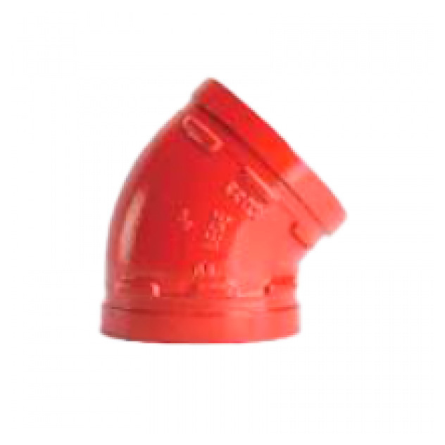 Отвод LEDE (колено) под муфту 45гр грувлок XGQT011 Ду150 (Дн159)