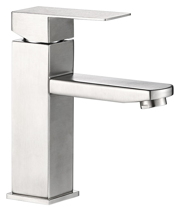 Смеситель для раковины WesnaArt KUBUS KUB13-210 сатин