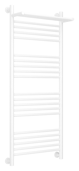 Полотенцесушитель водяной Сунержа Богема с полкой+ 120x50 см матовый белый