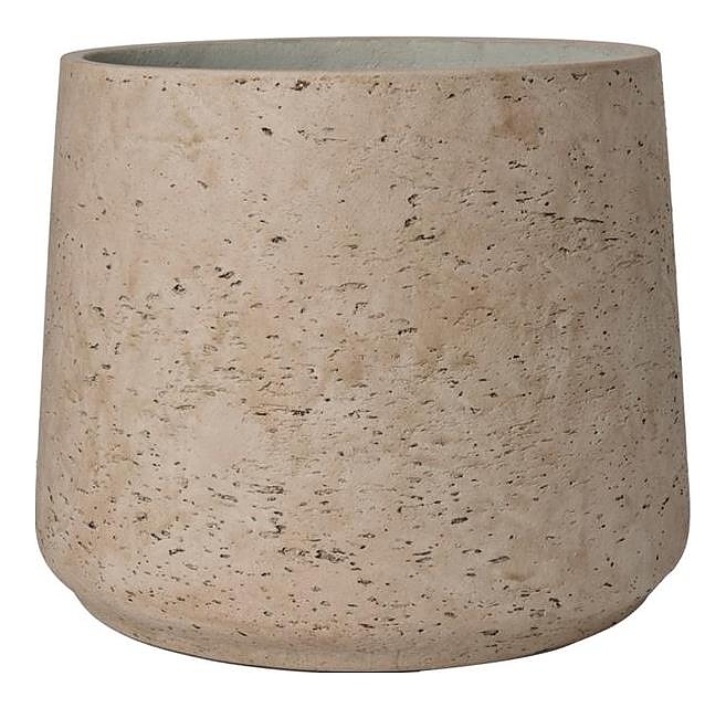 Кашпо Pottery Pots Patt (20х16,5 см) Basic, бежевое
