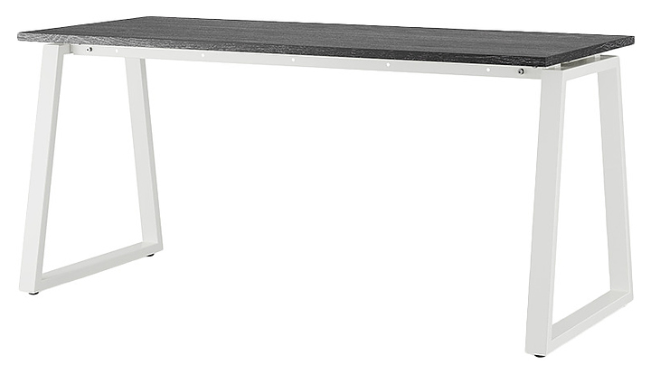 Стол офисный КОБОР TR-120/60 white/glazed