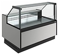 Витрина холодильная Carboma Bavaria 4 GC110 VV 1,25-1 версия 2.0 9006-9005 (без боковин)
